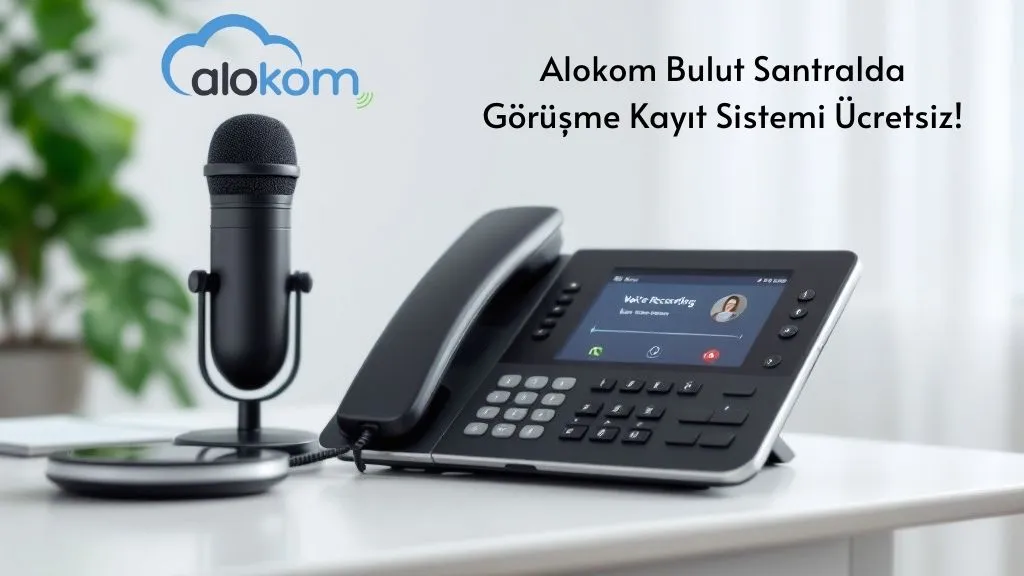 Bulut / Sanal Santral 3 Alokom Bulut Santralda Görüşmeleri Ücretsiz Kaydedin