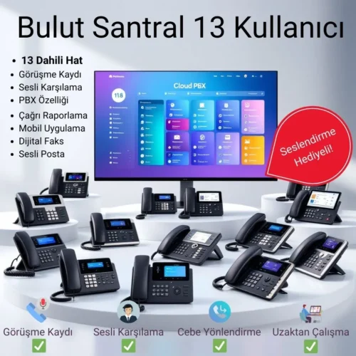 Bulut Santral 13 Kullanıcı