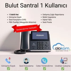 bulut santral 1 kullanıcı