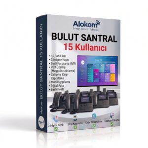 Alokom Bulut Santral 15 Kullanıcı