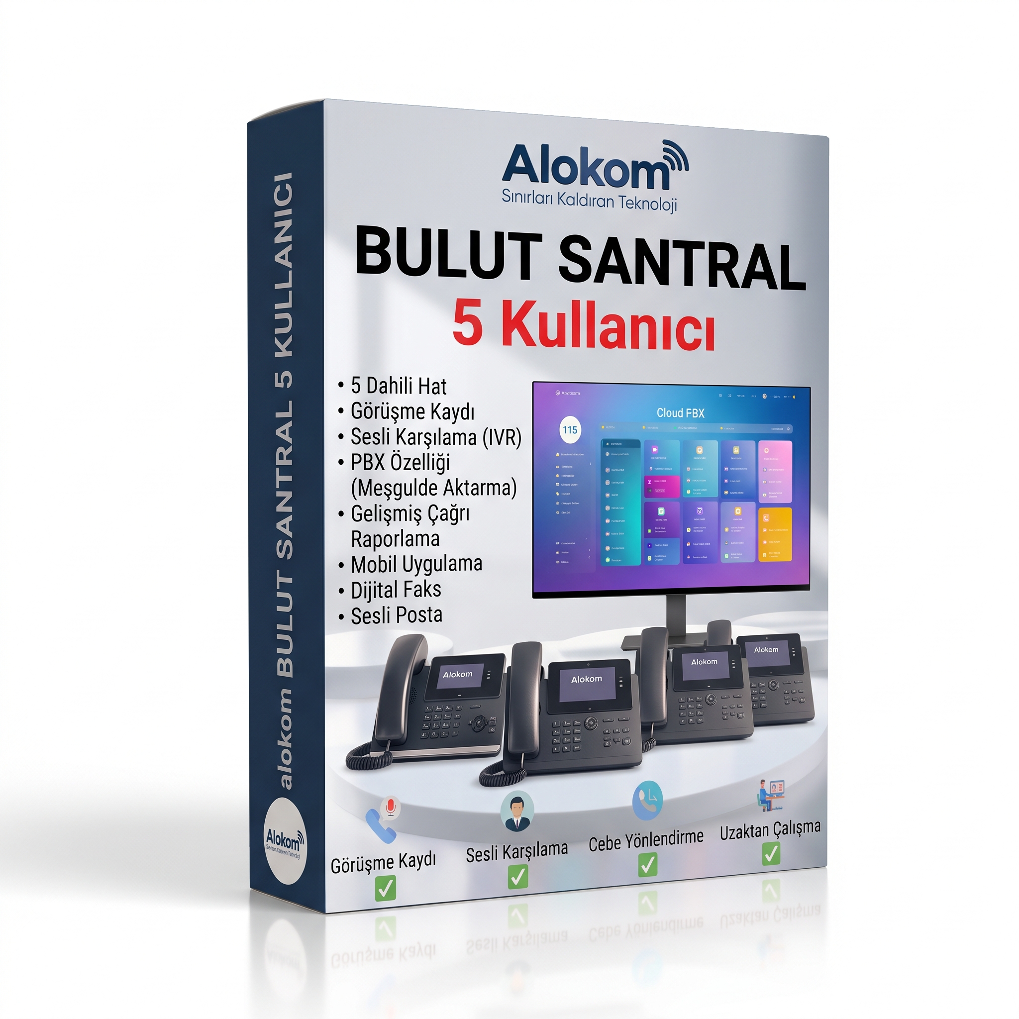 Alokom Bulut Santral 5 Kullanıcı 1 Alokom Bulut Santral 5 Kullanıcı